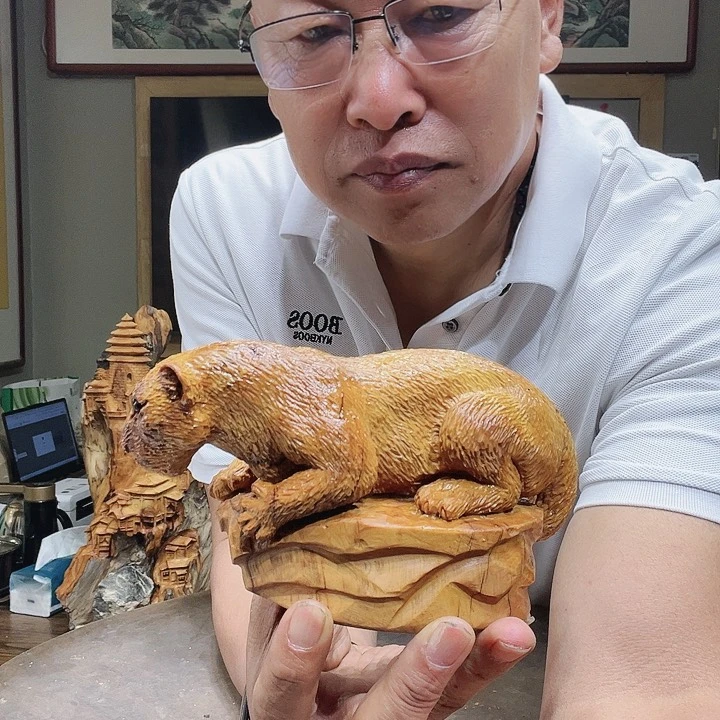木海**习北太行崖柏工艺品