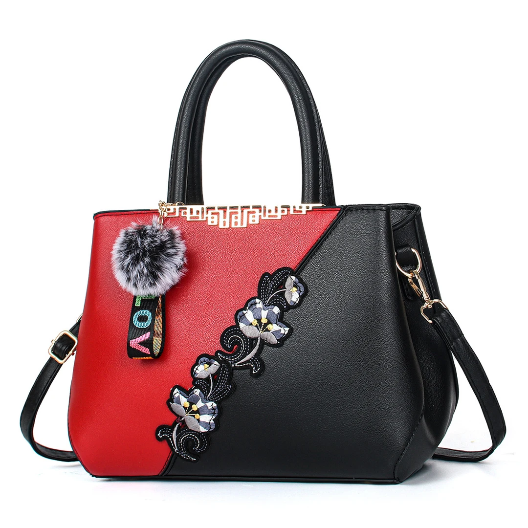 底长29cm宽14cm高21cm新款大气中年女士包包斜挎包手提包经典印花