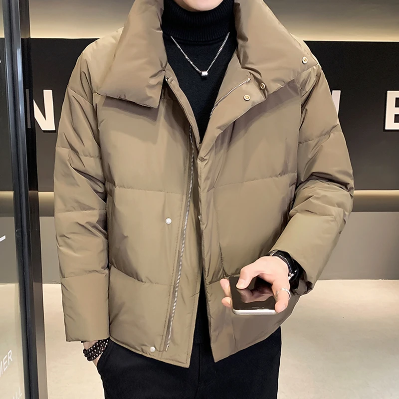 立领加厚羽绒服男冬季2024新款潮牌潮流时尚保暖冬装外套休闲百搭