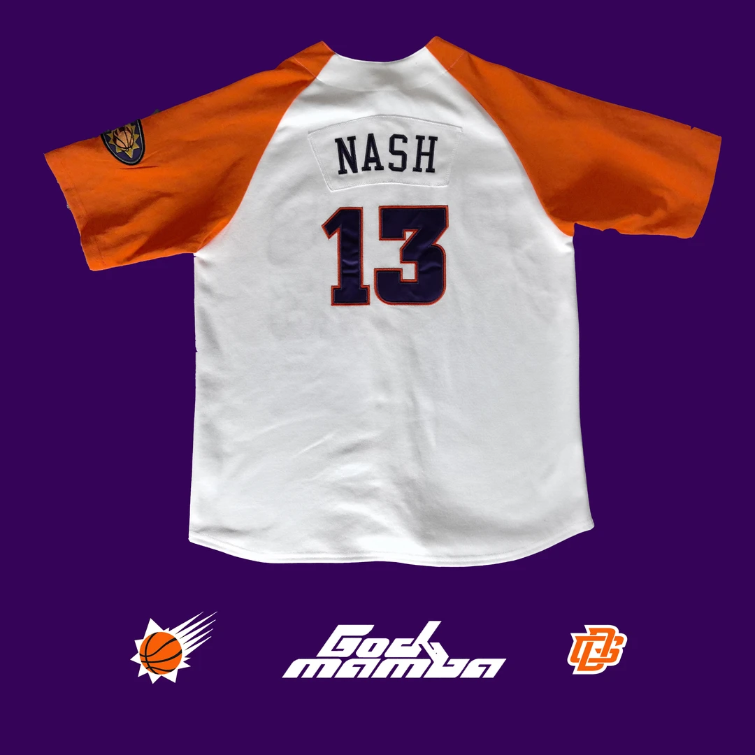 元年系列 出场服 太阳SUN配色纳什13号美式复古运动休闲开衫短袖