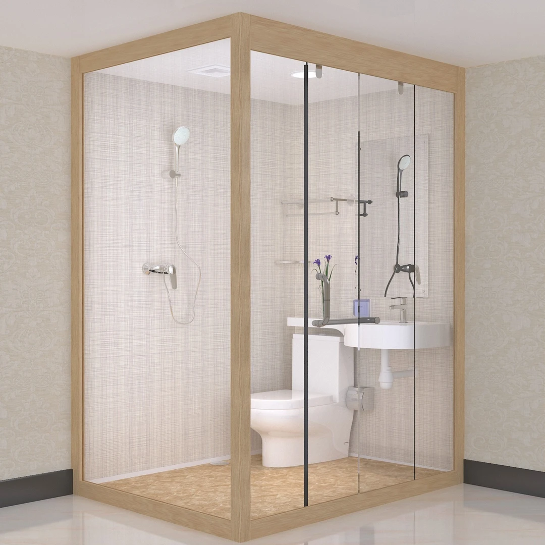 科沃集成卫生间批发公寓整体卫浴定制酒店一体淋浴房厂家直供