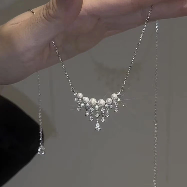 钛钢项链 【汐苑】高级感设计轻奢满天星百搭时尚颈链气质锁骨链女