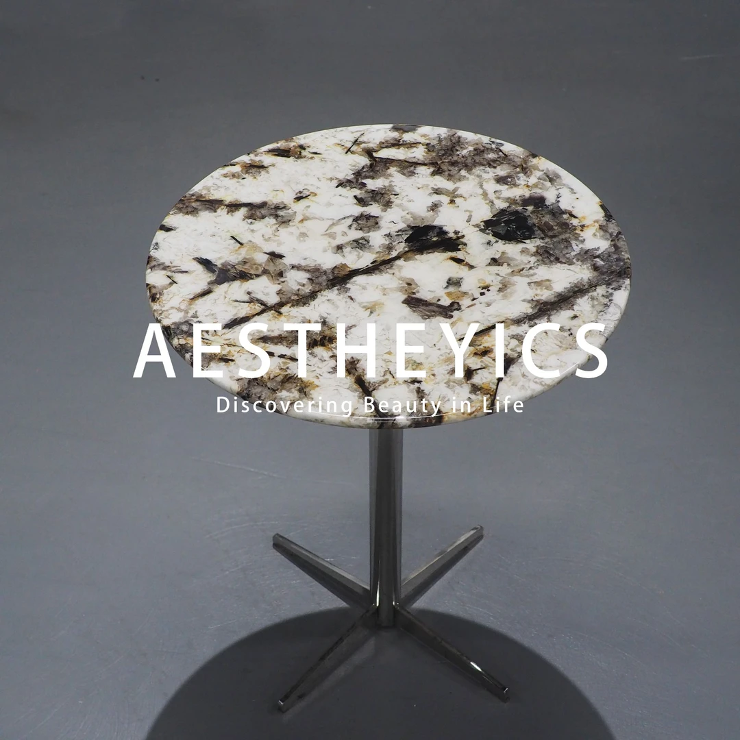 AESTHEYICS/东和美学 天然大理石边几 金孔雀