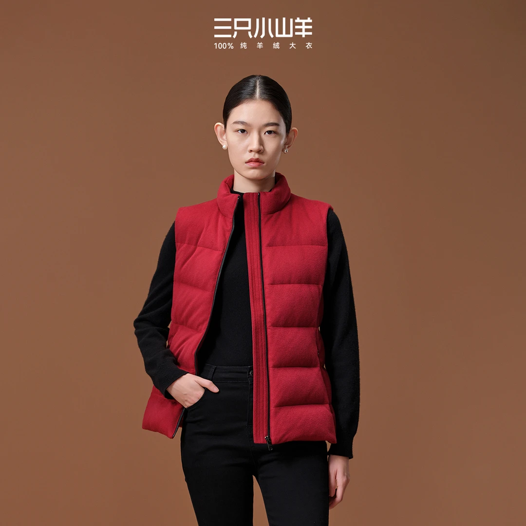 三只小山羊  羊绒马甲/VY2X1761
