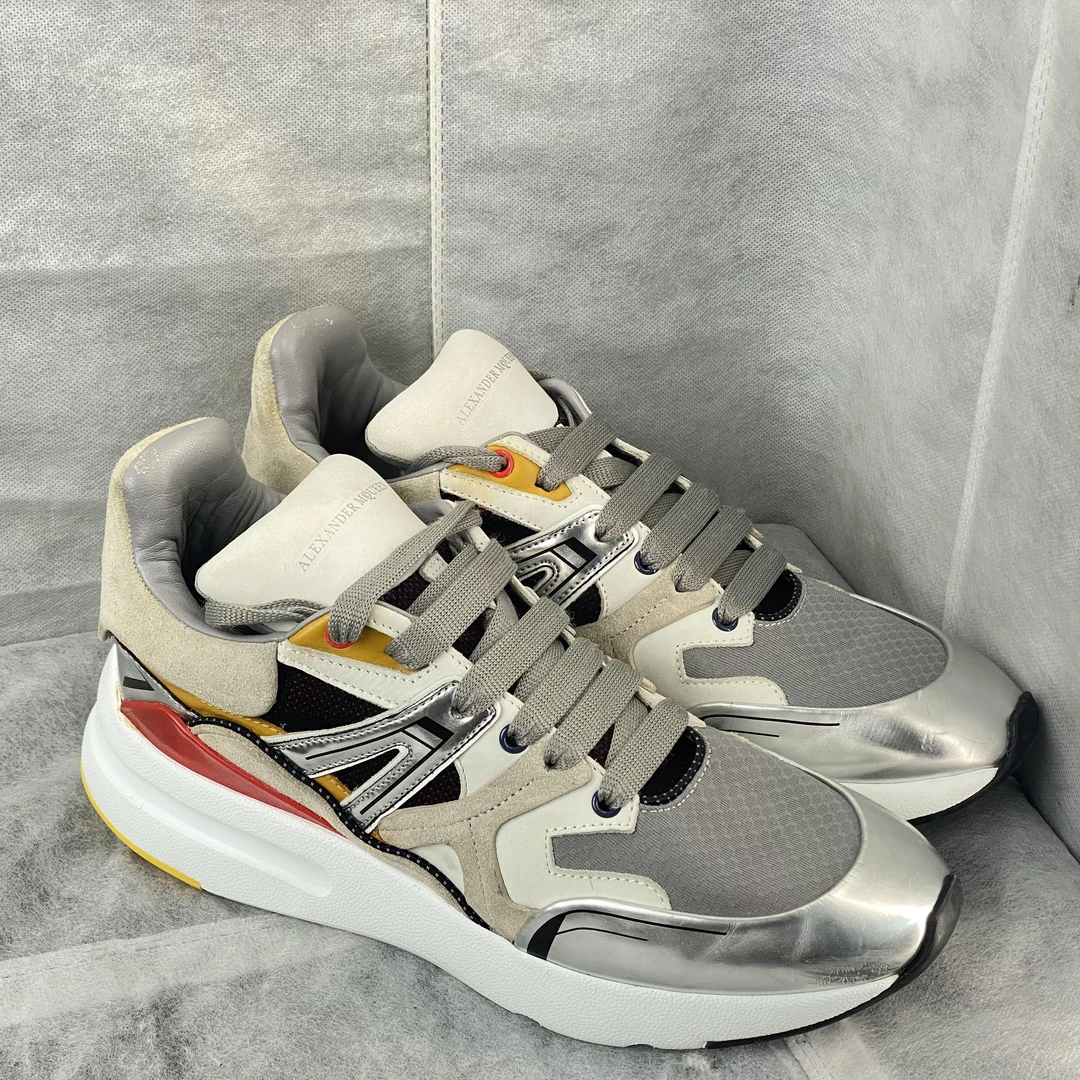 42码 Alexander McQueen 麦昆 多彩 低帮运动休闲鞋 公价2954