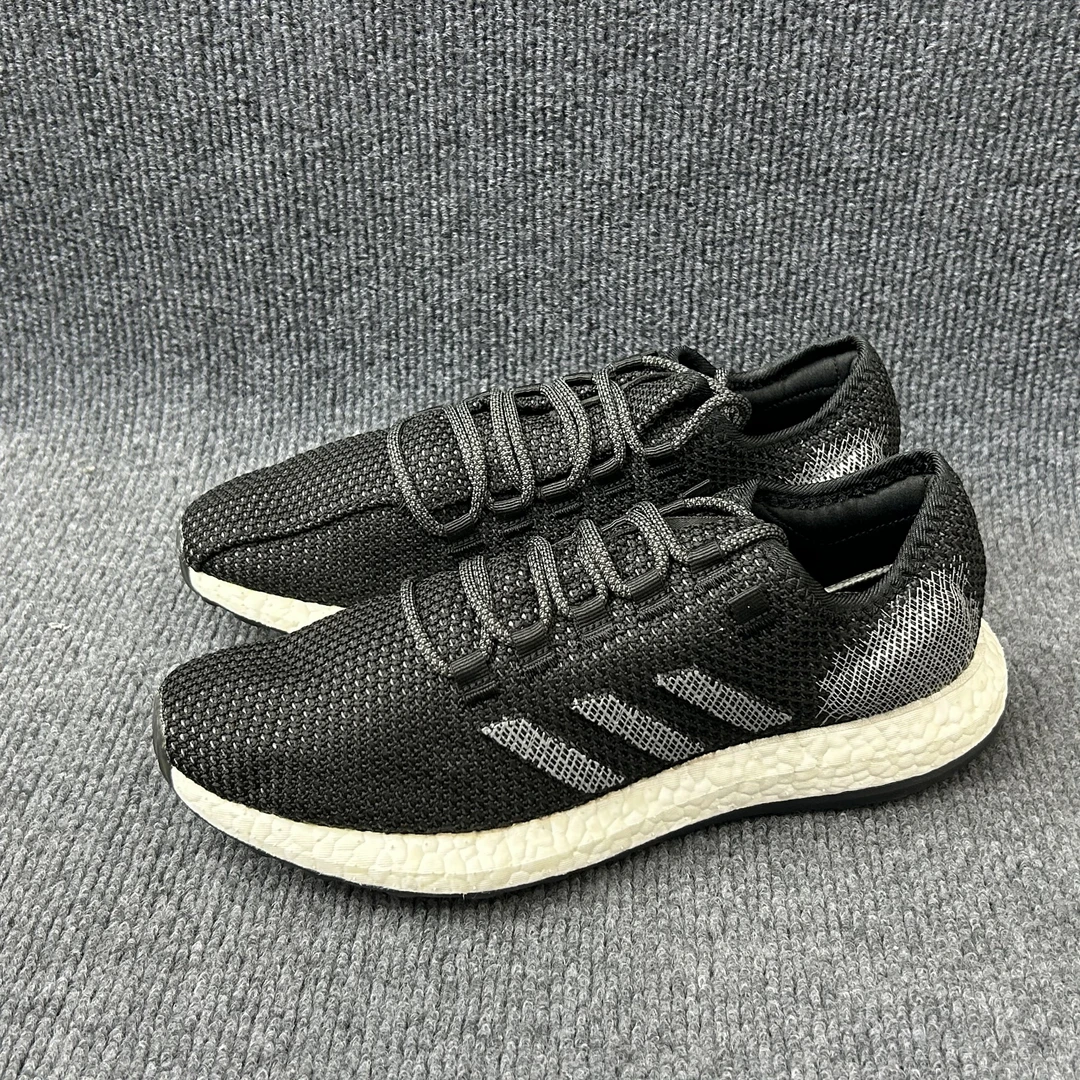 41码 阿迪 Pure Boost CC 黑白 低帮 休闲运动鞋 公价849