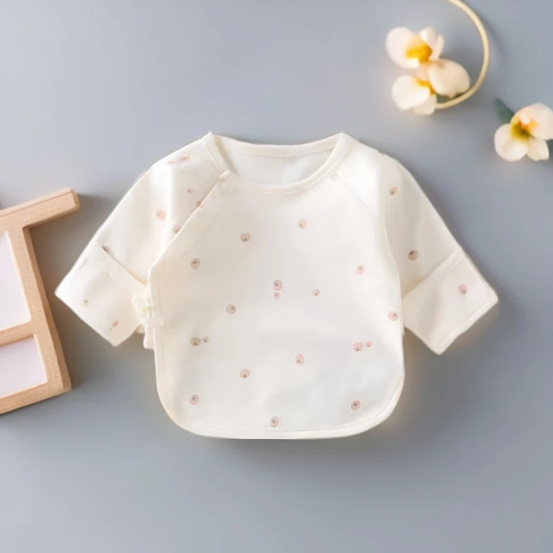 新生儿保暖衣宝宝纯棉连体衣满月衣纯棉婴儿婴幼儿纯棉连体衣上衣