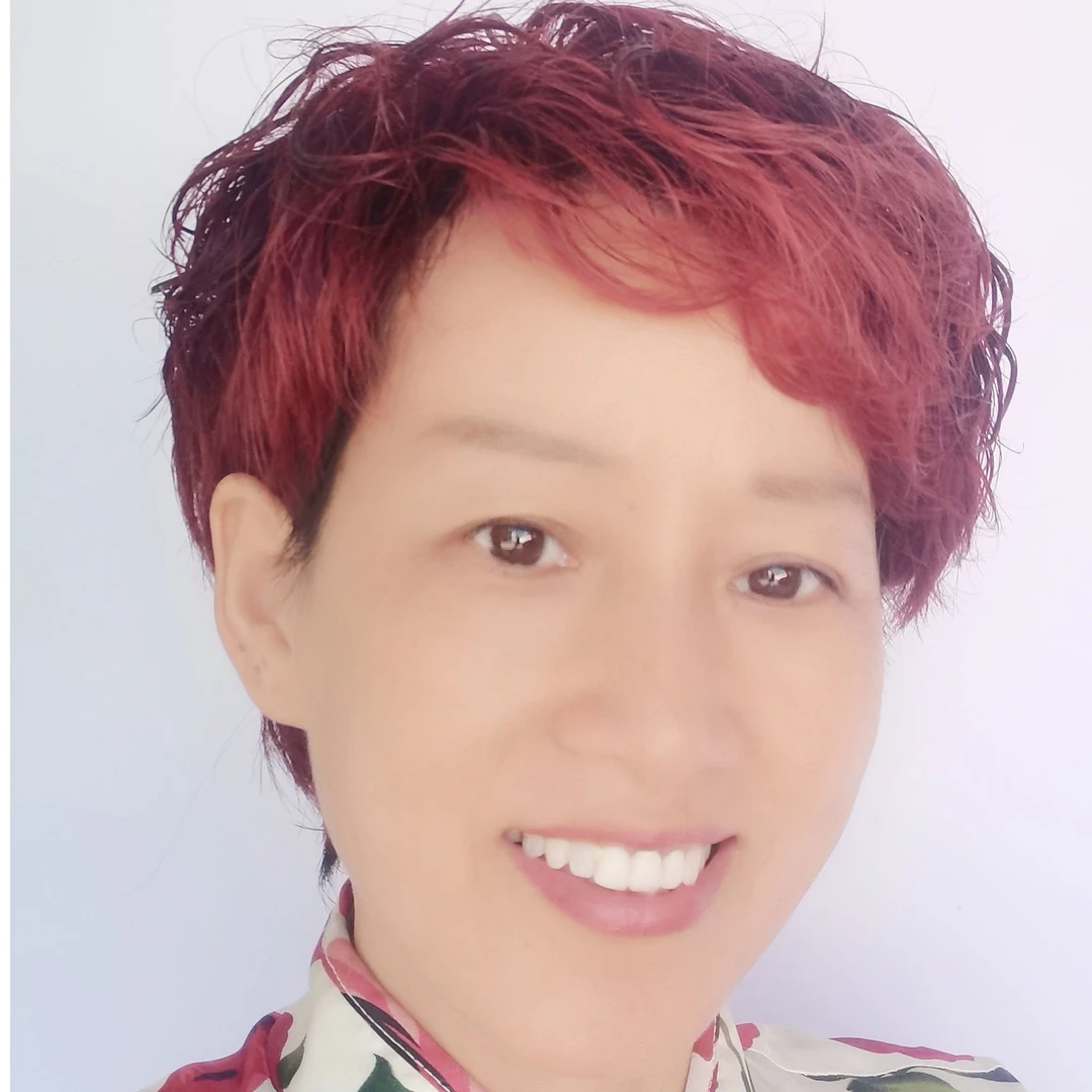 时尚大波浪百搭短莉花气质红色纹理造型