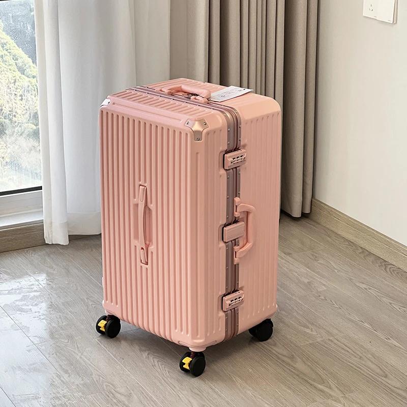 hd行李箱30寸抗摔加厚女2024大容量28寸34结实耐用铝框拉杆旅行箱