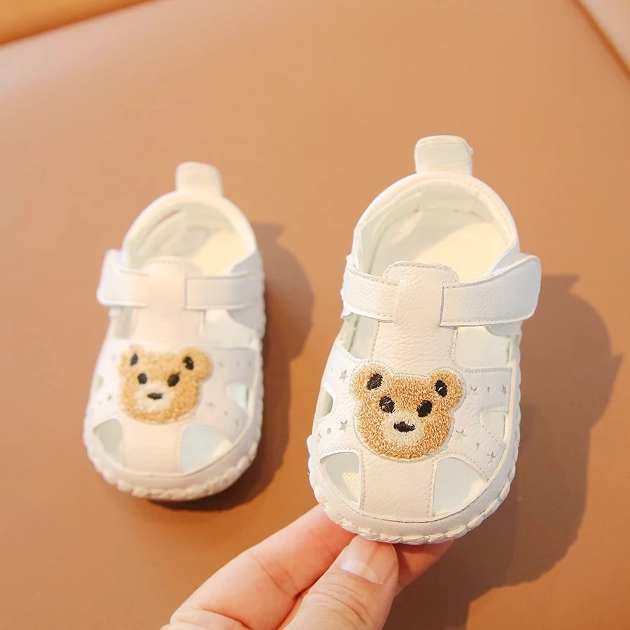 婴儿凉鞋软底夏季学步鞋夏款宝宝凉鞋0-1岁机能鞋透气防滑防踢