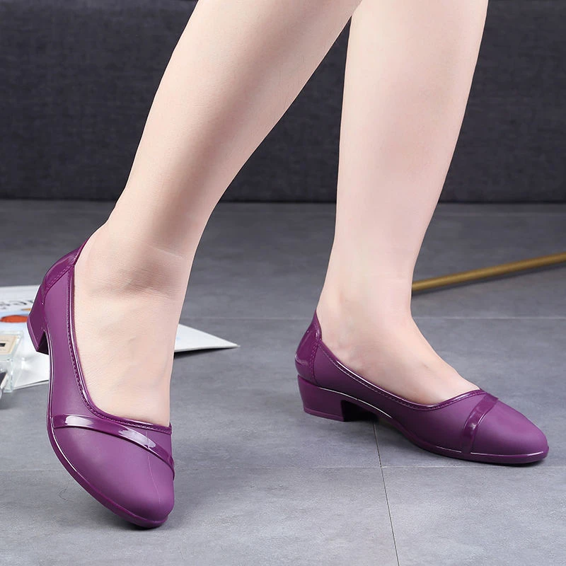 短筒雨鞋女成人时尚韩版新款低帮防水鞋浅口厨房工作防滑胶鞋套鞋