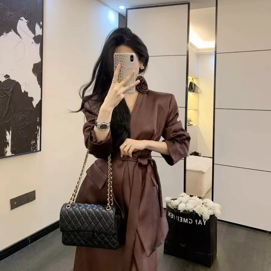 2024秋冬女装棉服呢子皮毛一体尾货孤品