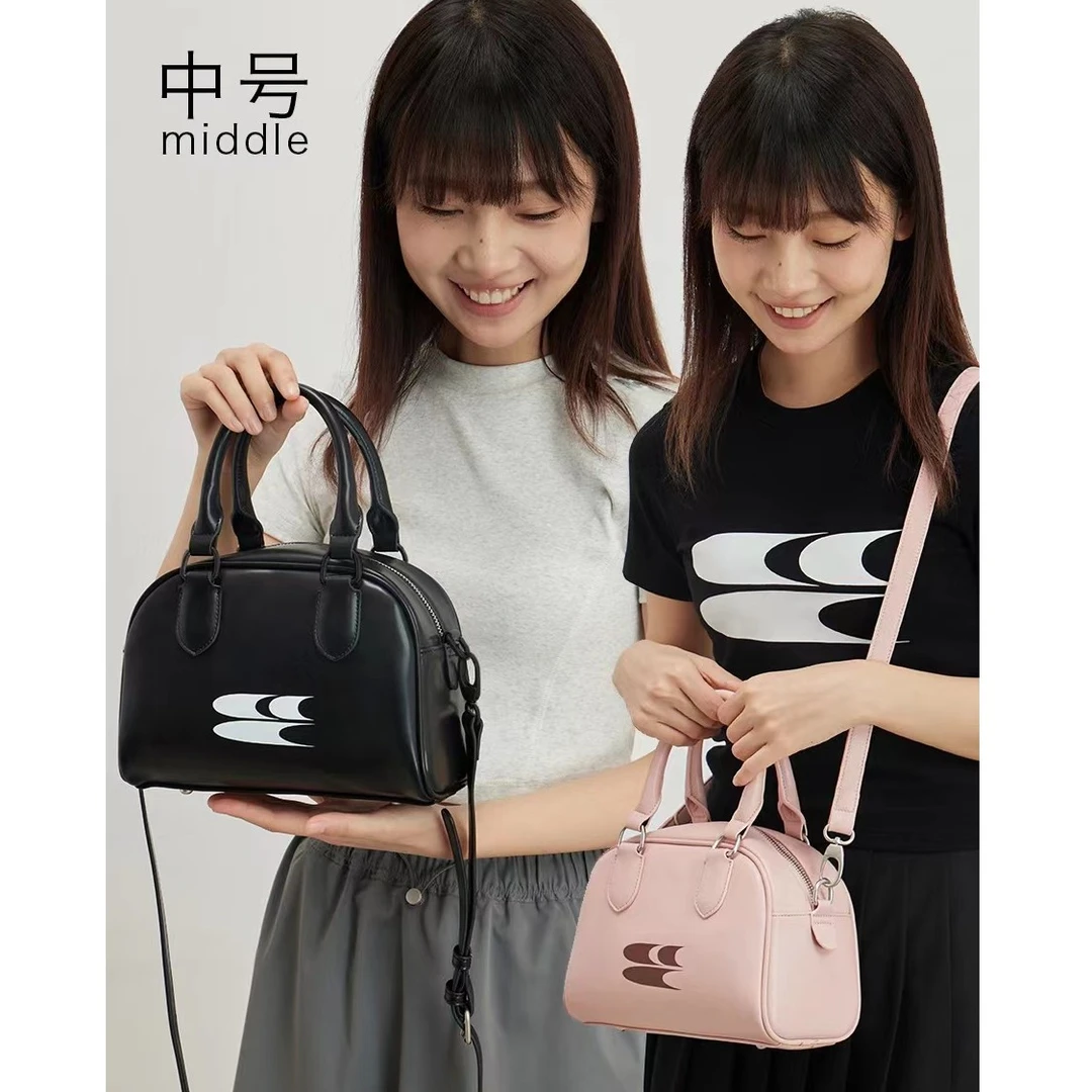Crying center/哭喊中心经典复古中号波士顿包斜挎包单肩包包皮包