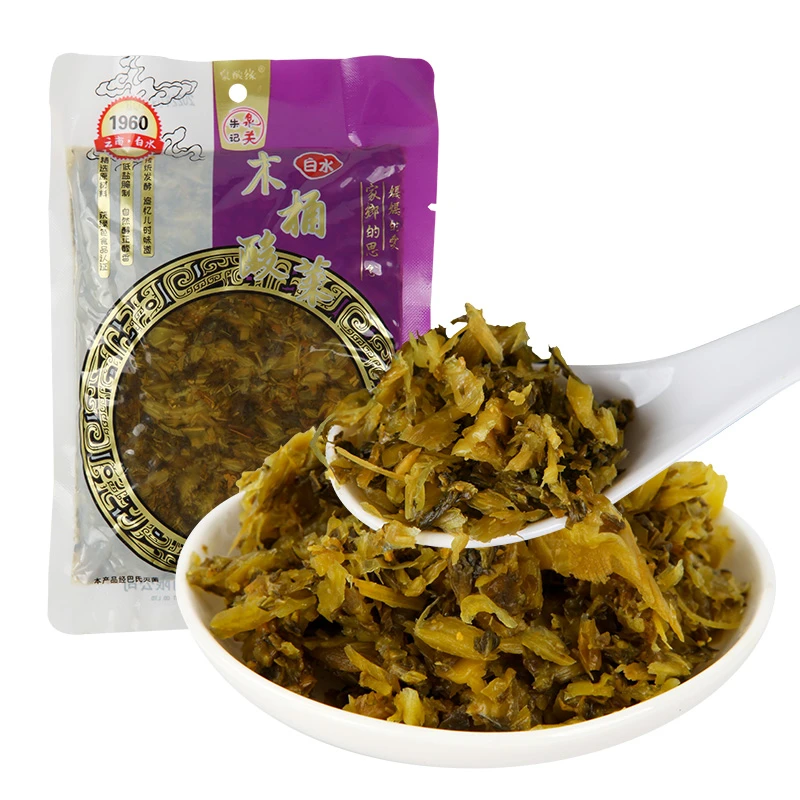 木桶酸菜混合装180g袋装酸爽白水酸菜特产原味腌制传统手工
