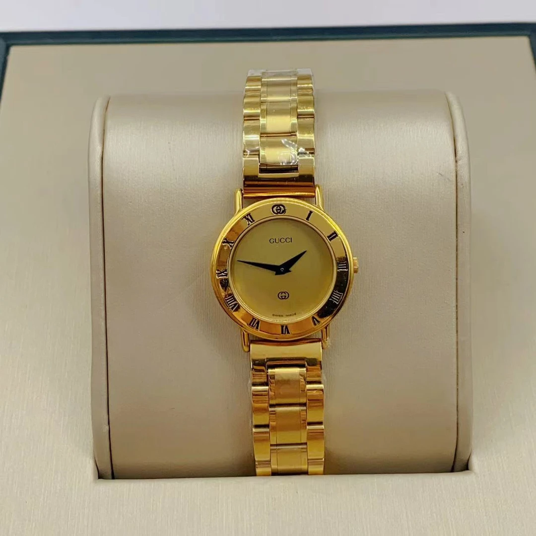 95新 GUCCI/古驰 石英腕表25mm/公价18999/WH5269