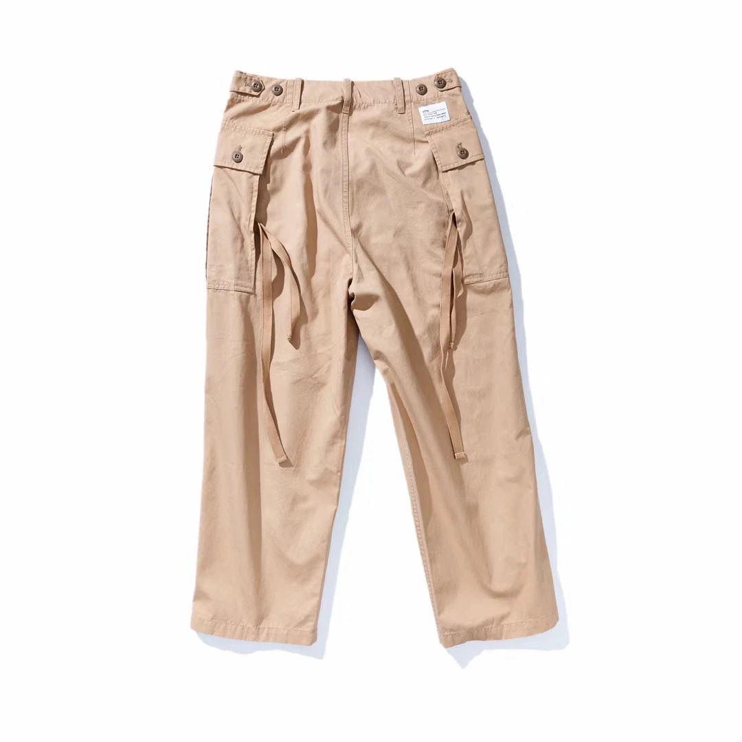 no退no换经典直筒宽松伞兵裤