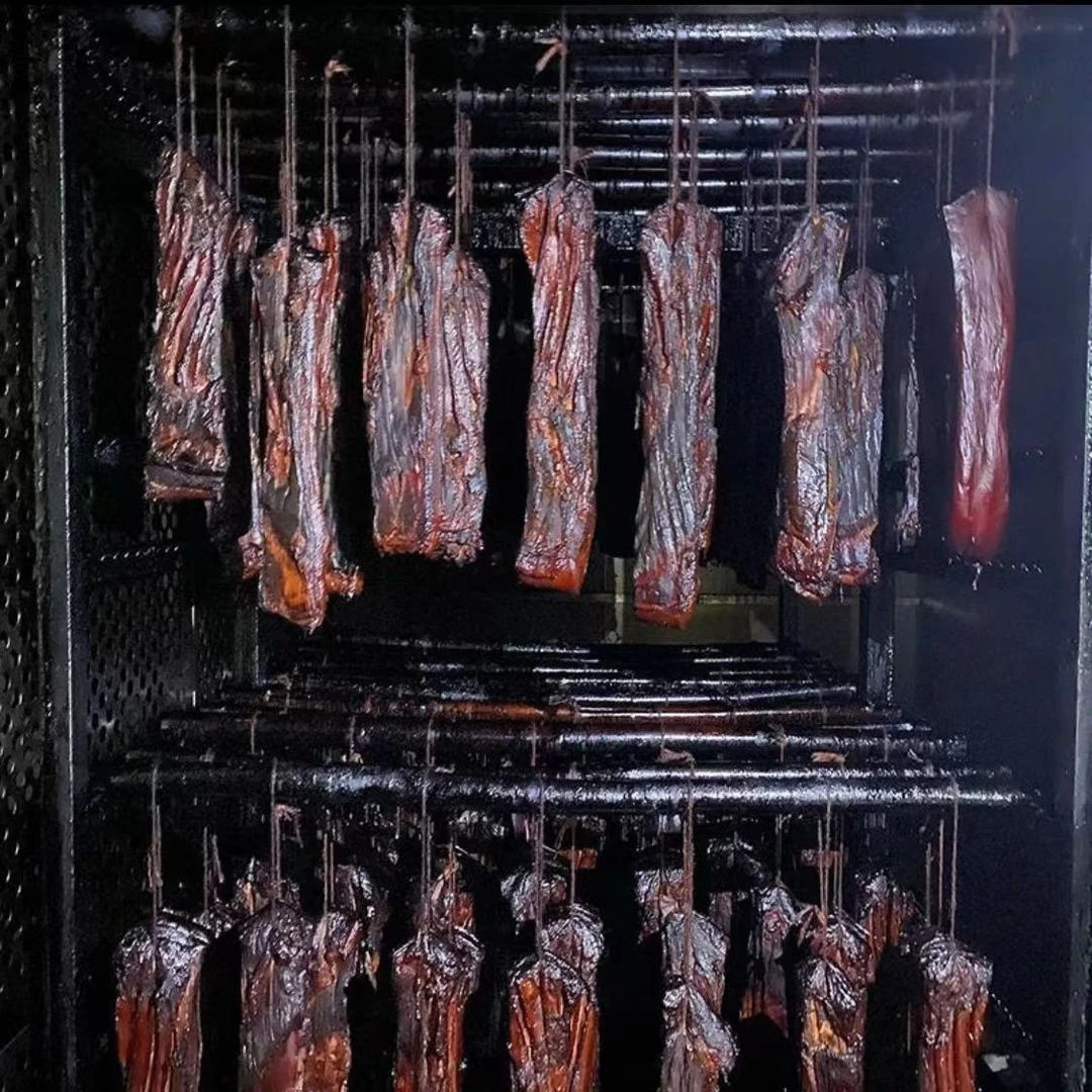 湖南特产农家放心烟熏腊肉黑猪五花肉古法烟熏传统腌制年货炒腊肉