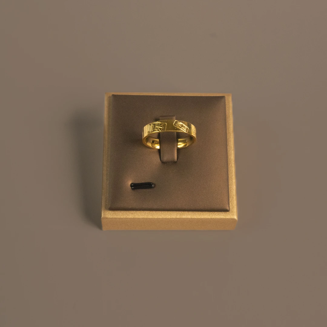 足银戒指 吉言戒指手工气质轻奢时尚复古百搭指环素款