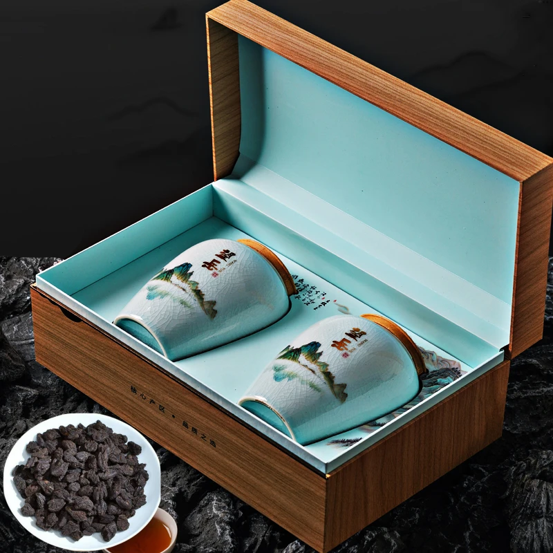 云南正宗普洱茶糯米香碎银子高档茶叶礼盒装中秋送长辈同事佳品茶