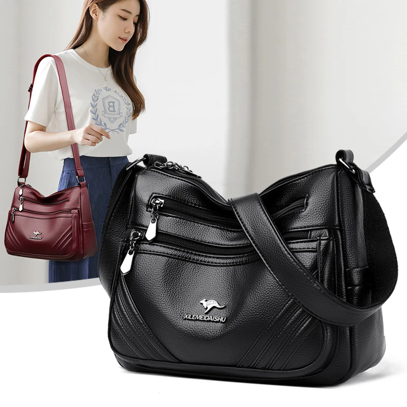 819 单肩包2024新款时尚百搭多功能耐用斜挎包上班通勤防水小背包