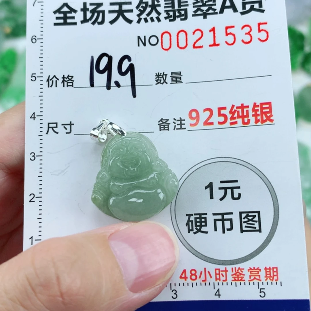 【闪购商品】翡翠颈饰银S925镶嵌