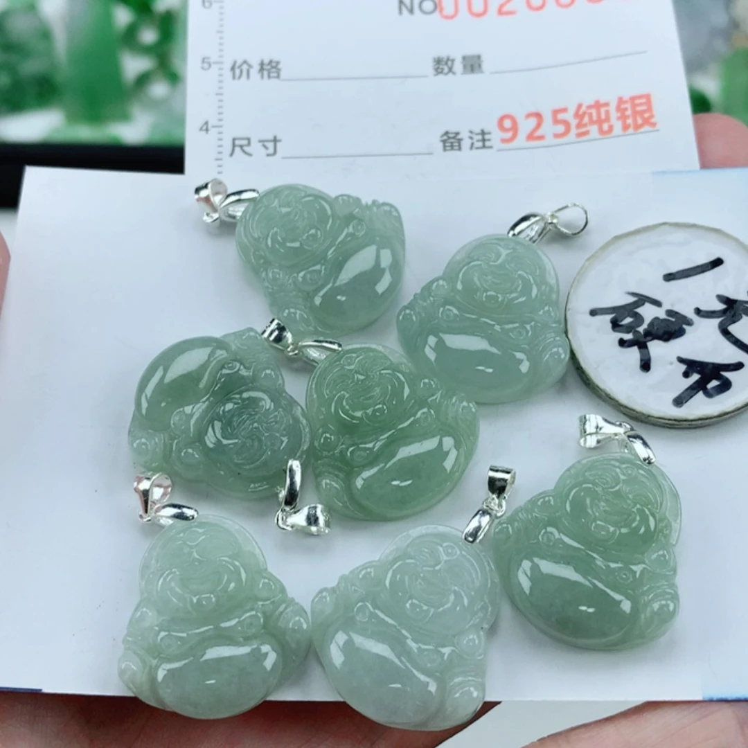 【闪购商品】翡翠颈饰银S925镶嵌多样性发货 发1件