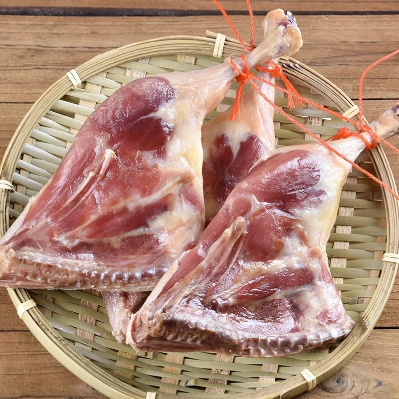 安徽土特产风干咸鸭腿农家手工腌制腊鸭腿咸香板鸭脚腊肉特色腊味