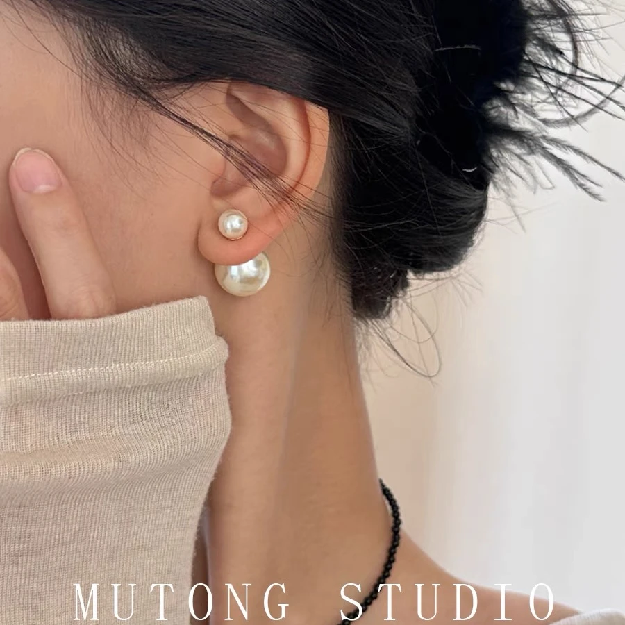 【双子星】露丝同款双头耳钉一款三戴百搭叠戴