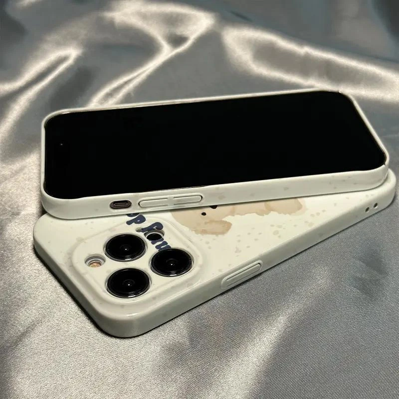 苹果新款iPhone13/15/14promax菲林11小众高级淡黄小狗颜值手机壳