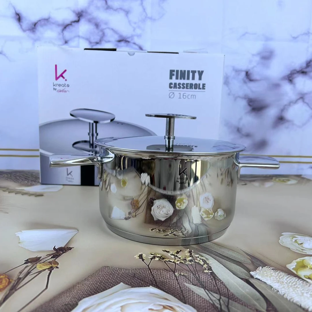 出口韩国K家双耳，规格16CM/18CM，材质高颜值实用同款汤锅