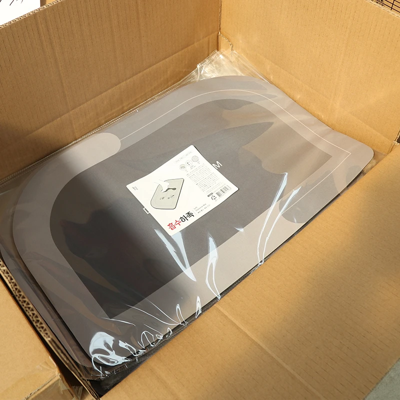 外贸出口高品硅藻泥地垫浴室门口速干吸水脚垫卫生间防滑擦脚门垫
