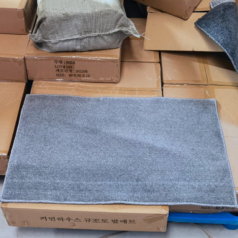 外贸出口高品入户门地垫机织丙纶刮泥蹭灰脚垫现代轻奢门垫