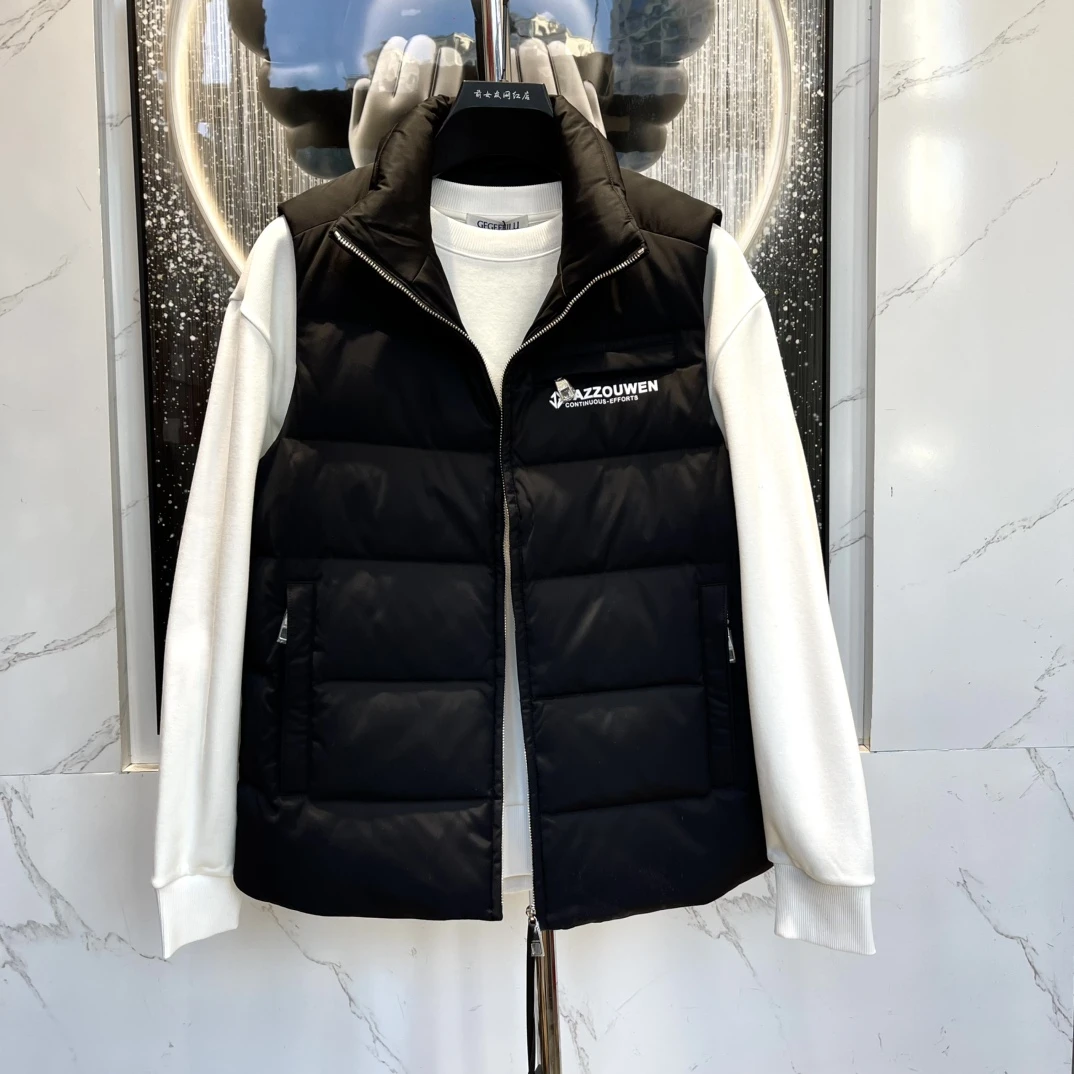 【爵士欧文羽绒马甲】新款冬季保暖羽绒马甲休闲轻奢男士时尚潮流商