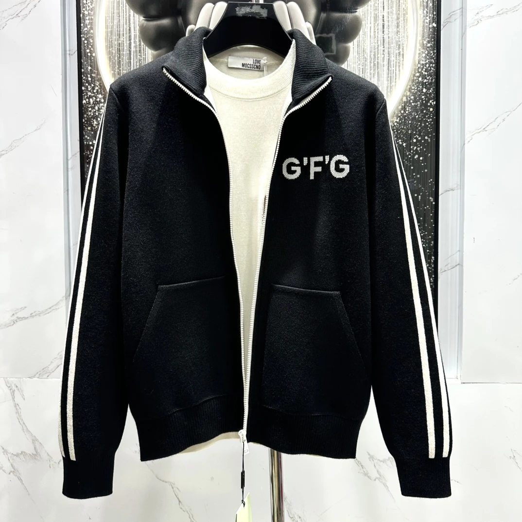 【GF外套】新款男士秋冬高品质保暖潮流休闲夹克织带外套时尚商务阔