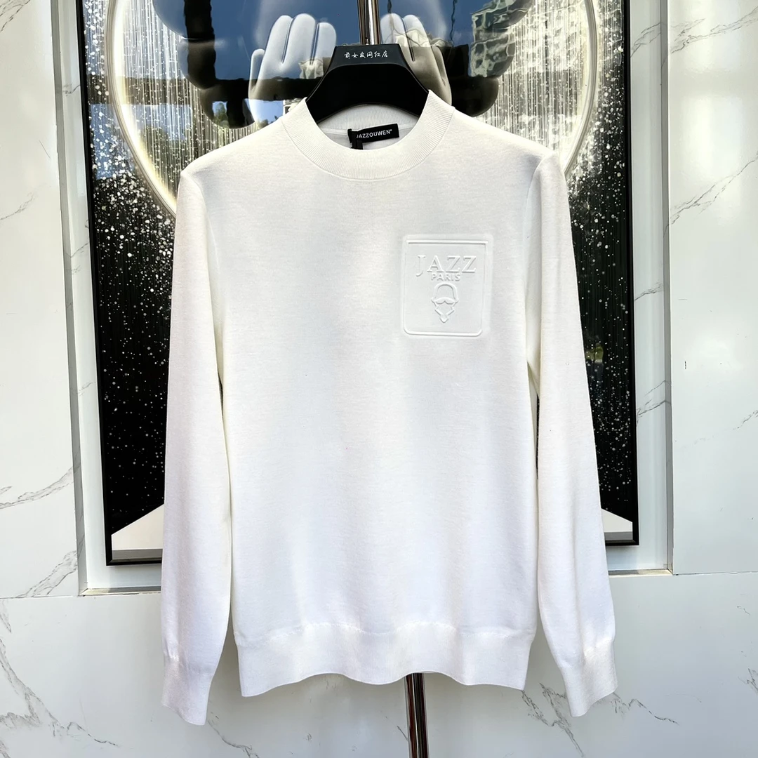 【爵士欧文打底衫】新款秋冬季男士圆领休闲保暖羊毛衫长袖时尚百搭