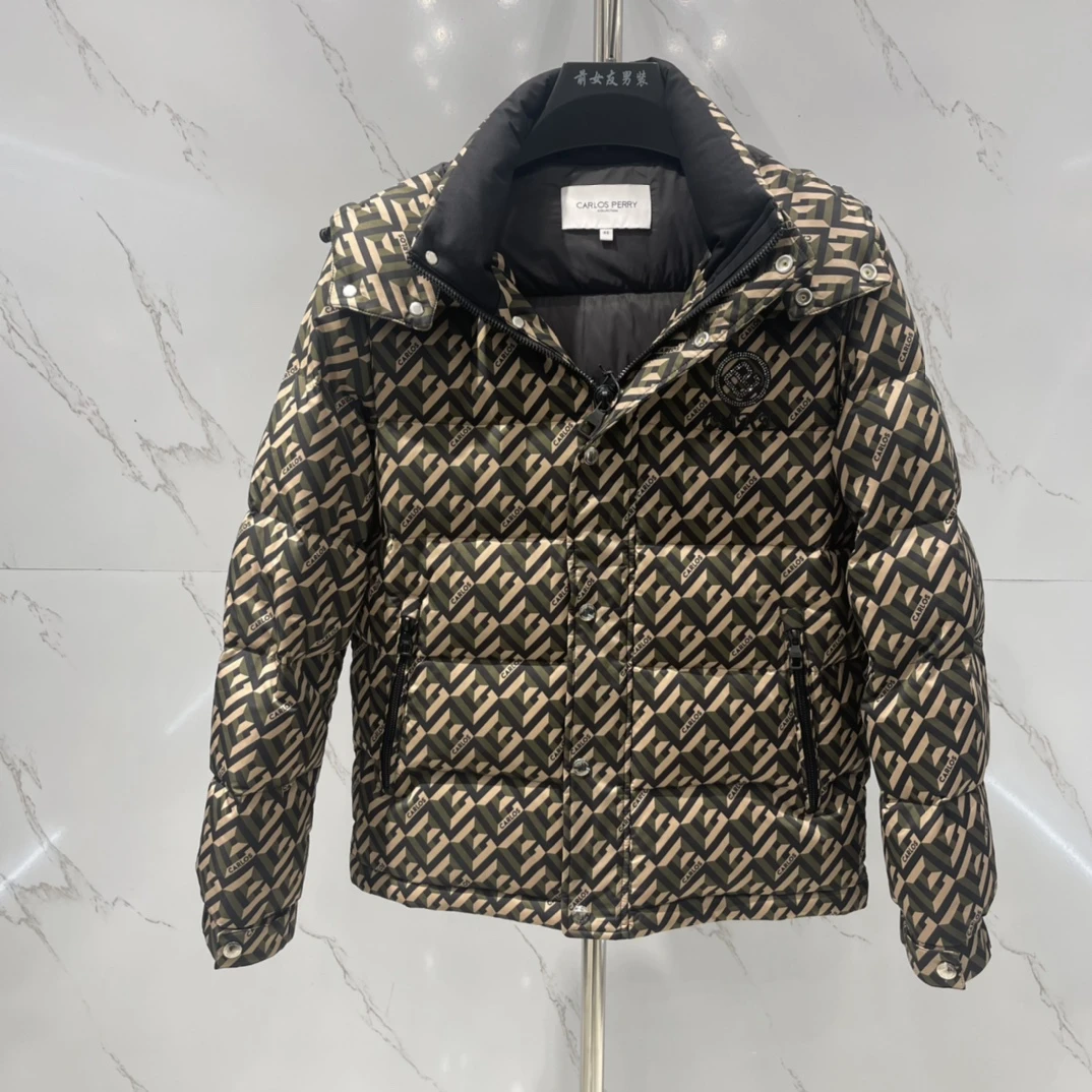 54【CP羽绒服】新款冬季外套男士时尚休闲百搭羽绒服保暖印花潮流