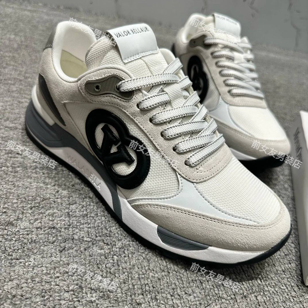 【V-LAX高端鞋子】新款休闲鞋真皮鞋安脚舒服软底软面舒适男士潮流