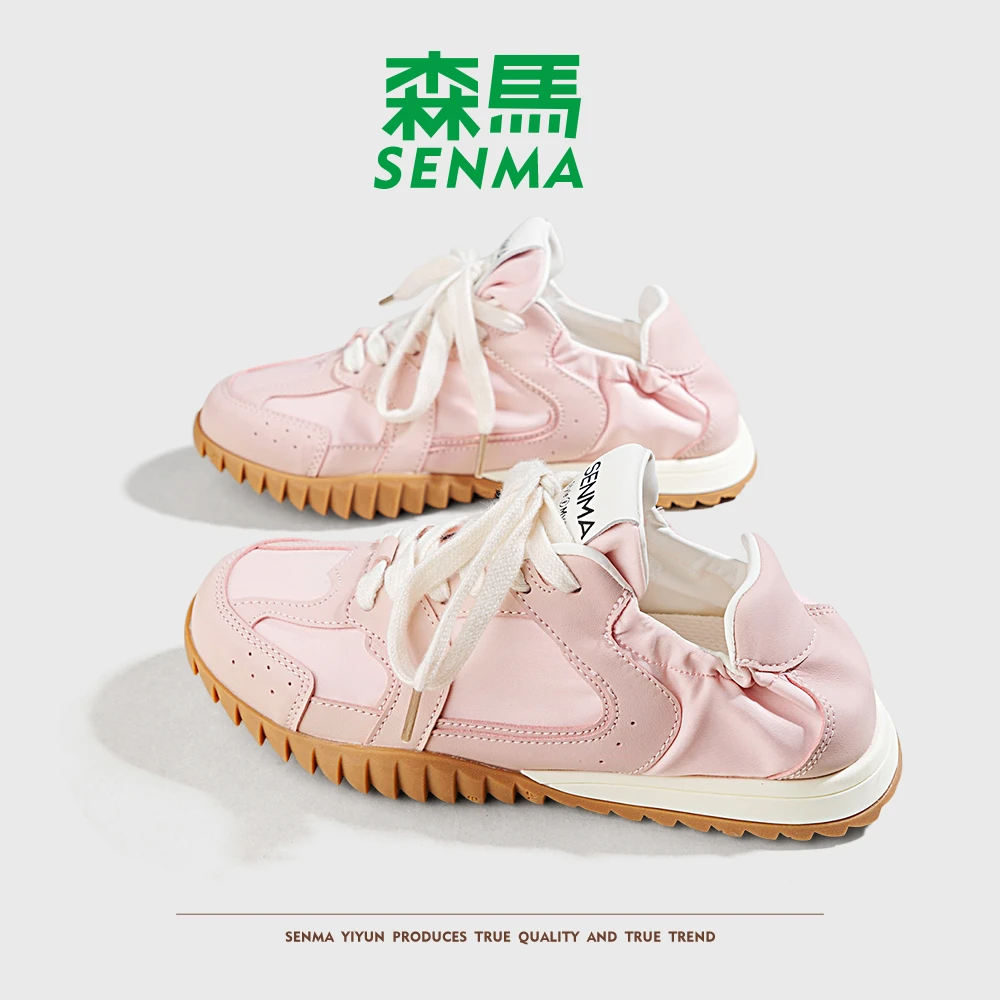 森马德训鞋女韩版百搭平底低帮网红爆款运动休闲板鞋2024夏季新款
