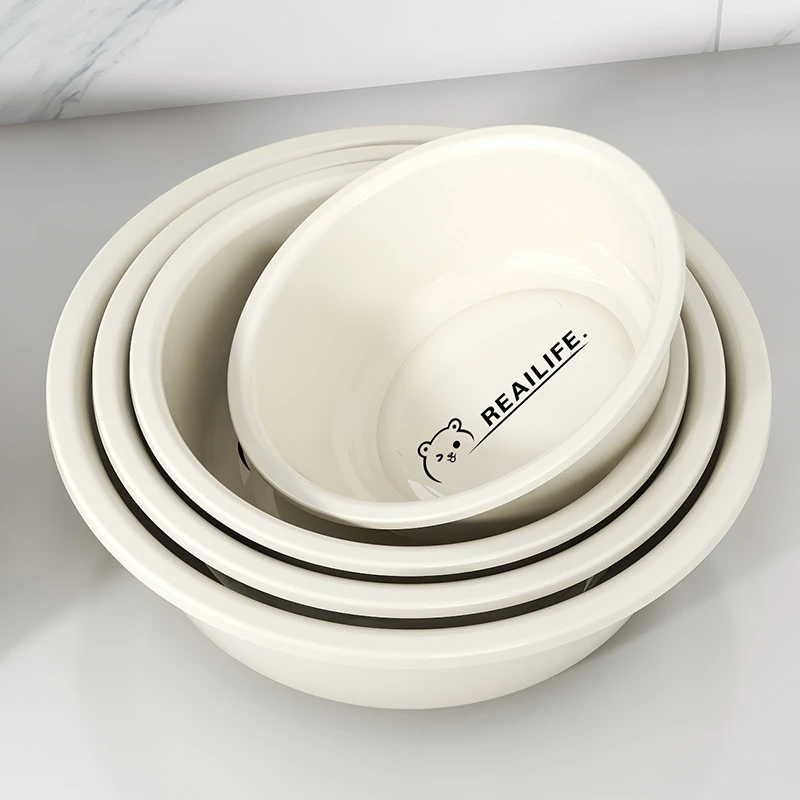 洗脸盆家用大号厨房洗菜洗水果耐高温塑料盆子学生宿舍洗衣泡脚