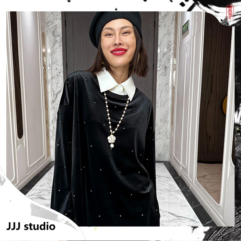 JJJ STUDIO 黑色卫衣 JUWSW1N287