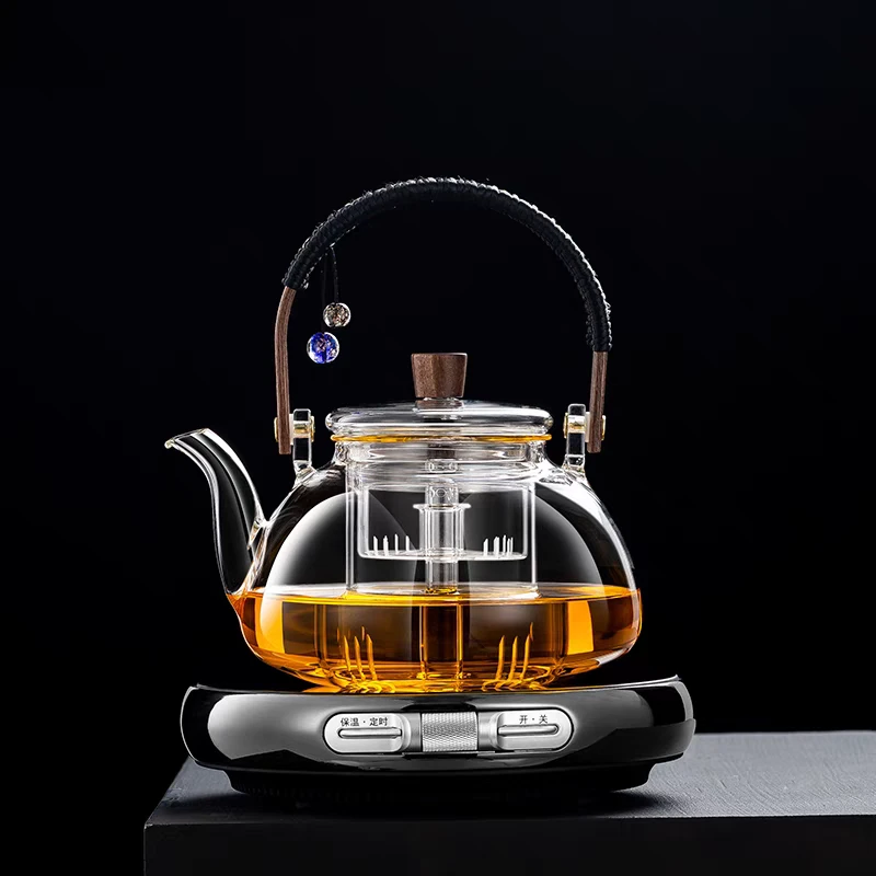 电陶炉煮茶烧水保温器茗凤祥魔术师X1煮茶超薄蒸汽耐热蒸茶家用