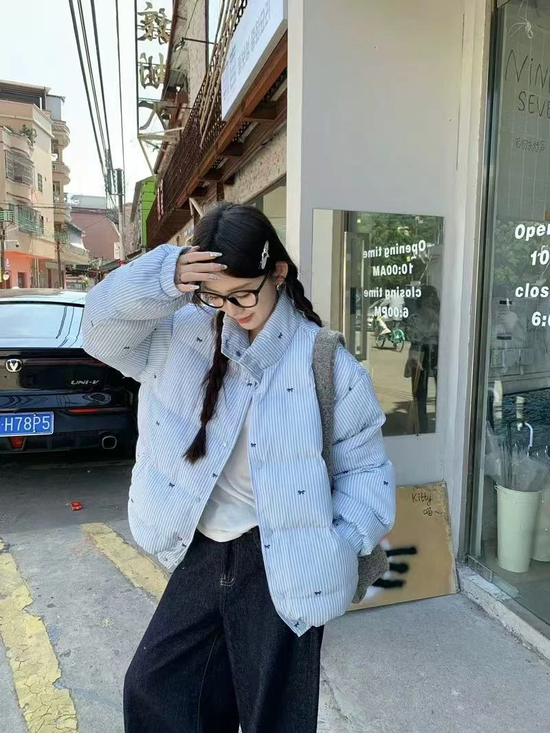 棉服女加厚过冬韩版学生棉衣冬季加厚面包服外套百搭棉服