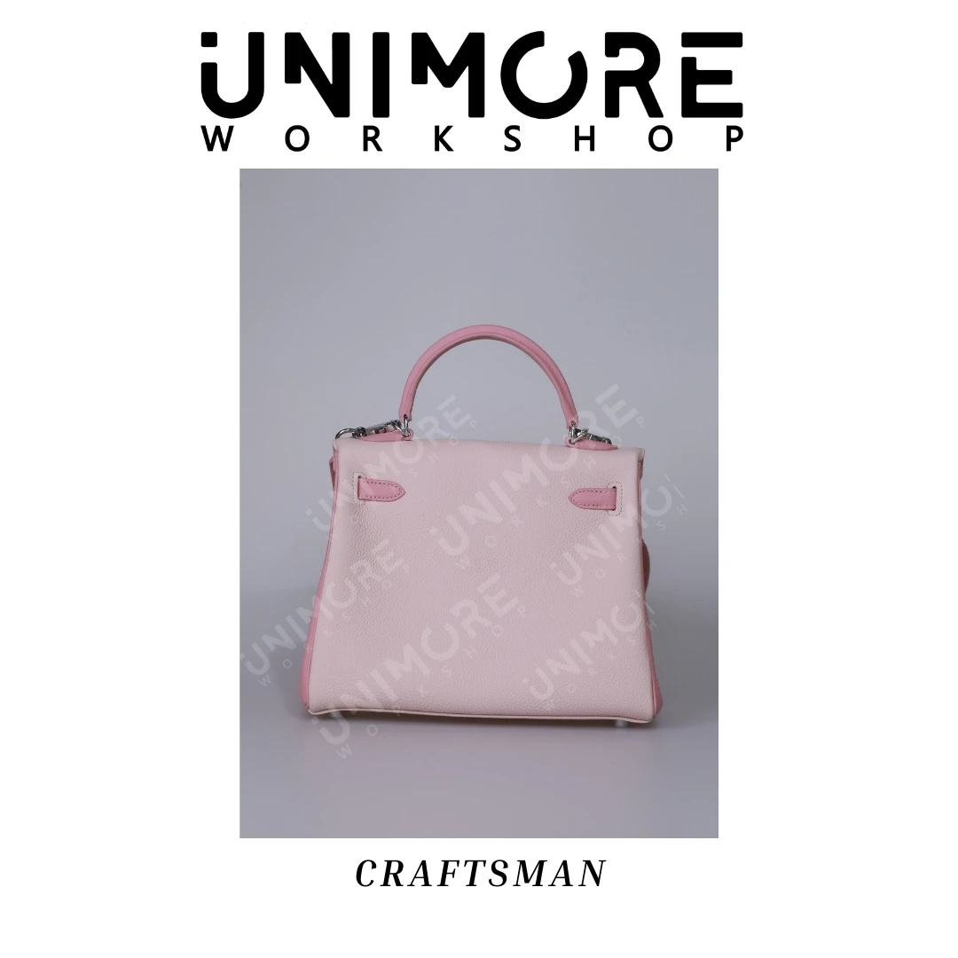 【雪梨玫】25CM粉拼斜挎包2770