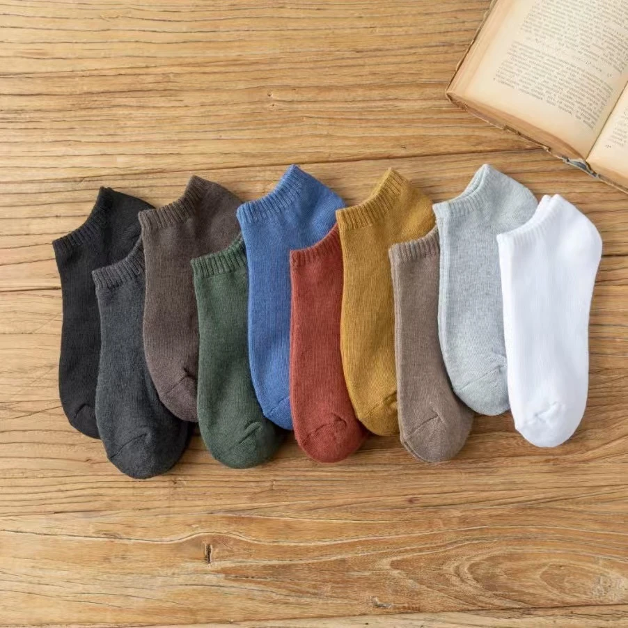 冬季加绒加厚保暖毛圈袜子男女短袜纯色拉毛棉运动船袜毛巾底棉袜