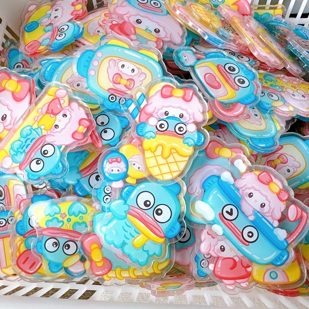 【8厘米亚克力片片】CNC精雕，用于钥匙扣等diy，理性消费，逃单拉黑