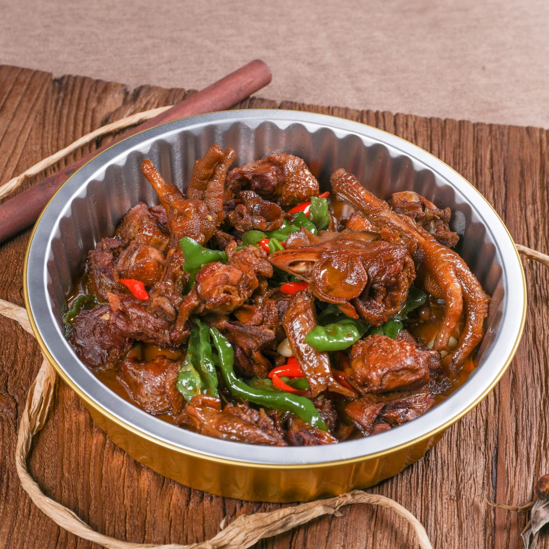 JUZHIWEI/居之味红烧小公鸡东海草鸡整只现炒苏北特产特色炒鸡即食红烧