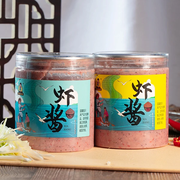 手工虾酱原味虾酱鲜香不臭1斤瓶装非蜢虾酱