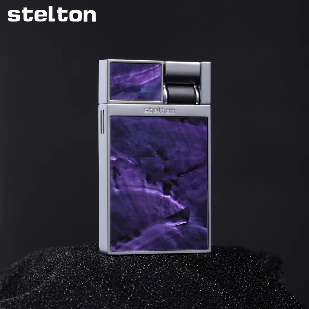 高端情人节礼物Stelton保时捷同款扇形火焰蓝焰防风创意打火机