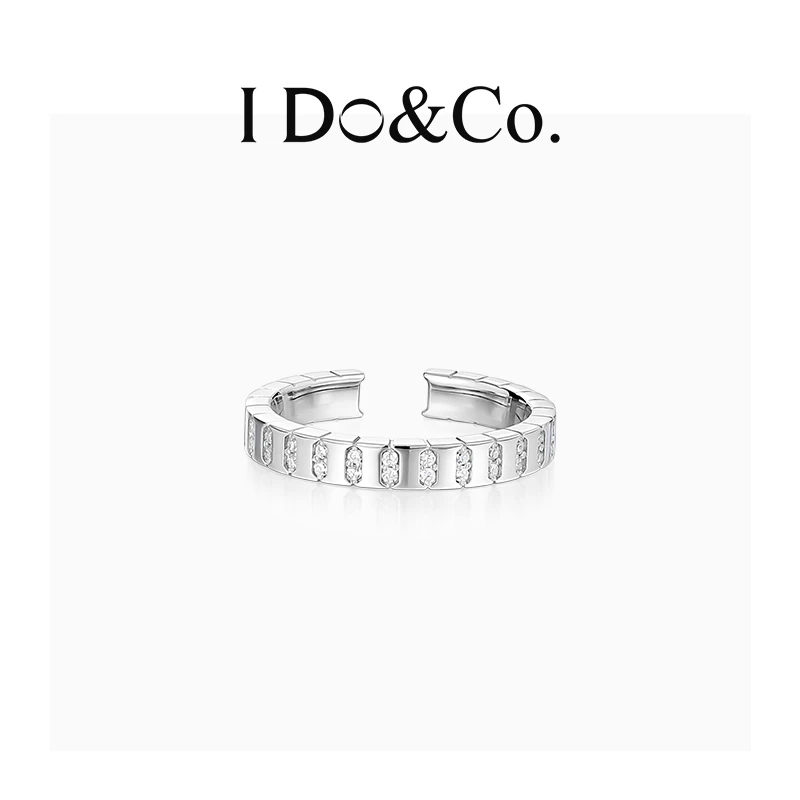 I Do&Co. 925银戒指 循迹戒指女生银开口小单戒闺蜜礼物