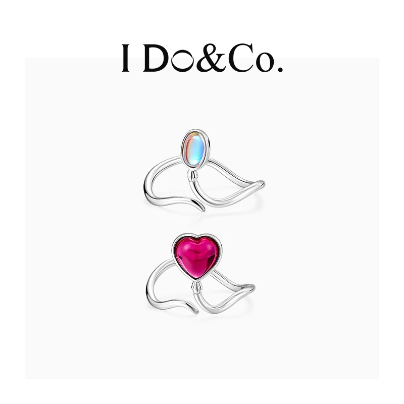 I Do&Co. 925银戒指 纯真陪伴闺蜜对戒小众轻奢高级感生日礼物